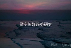 星空传媒趋势研究