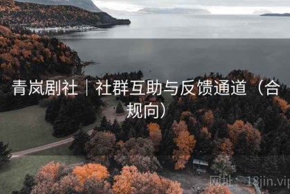 青岚剧社｜社群互助与反馈通道（合规向）