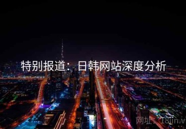 特别报道：日韩网站深度分析