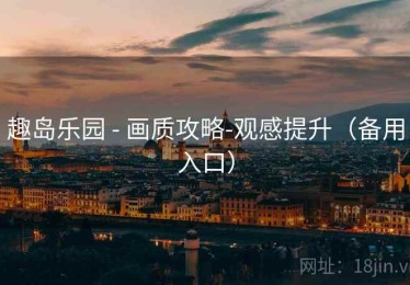 趣岛乐园 - 画质攻略-观感提升（备用入口）