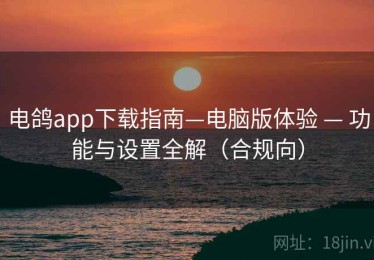 电鸽app下载指南—电脑版体验 — 功能与设置全解（合规向）