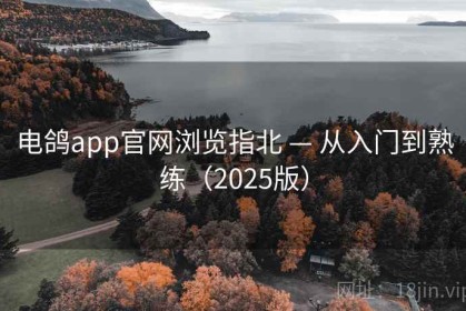 电鸽app官网浏览指北 — 从入门到熟练（2025版）
