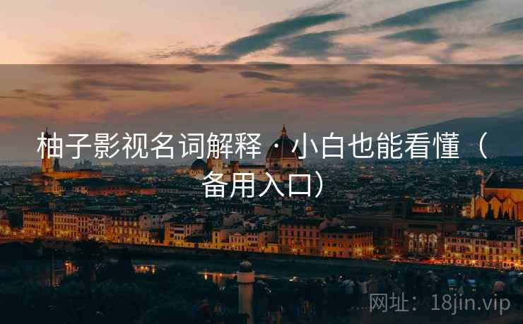 柚子影视名词解释 · 小白也能看懂（备用入口）