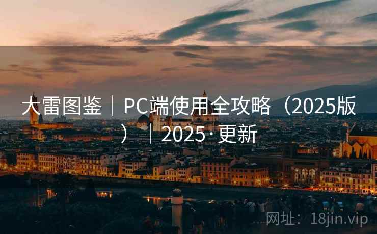 大雷图鉴|PC端使用全攻略(2025版)|2025·更新 大雷图鉴|PC端使用全攻略(2025版)|2025·更新