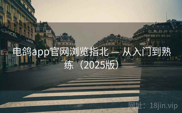 电鸽app官网浏览指北 — 从入门到熟练（2025版）